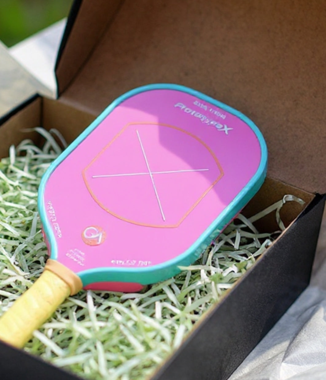 Branded Gift Box with Crinkled Shreds